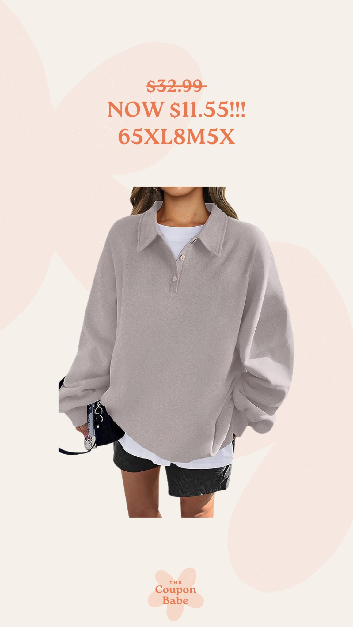 65XL8M5X

Perfect collared sweater like shirt for fall

#LTKSale
