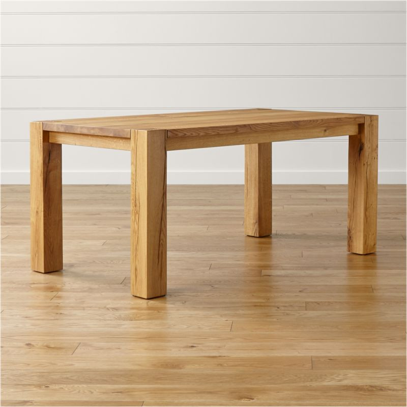 Big Sur Natural 65" Dining Table | Crate & Barrel