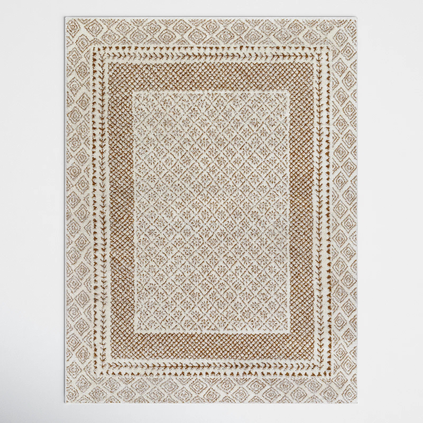 Calvo Machine Woven Oriental Brown Area Rug | Wayfair North America