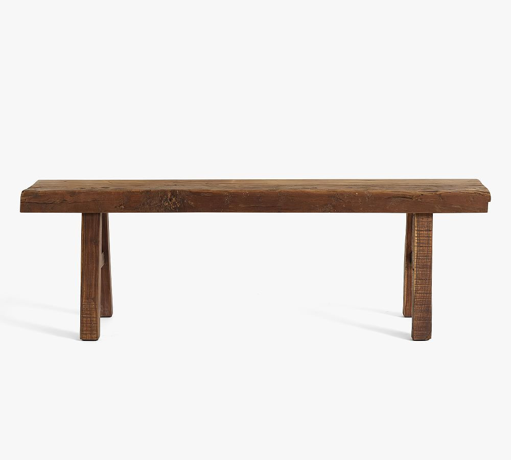 Rustic Reclaimed Wood Bench (60") | Pottery Barn (US)