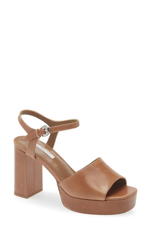 Tony Bianco Farrah Ankle Strap Sandal in Tan Vintage at Nordstrom, Size 9 | Nordstrom