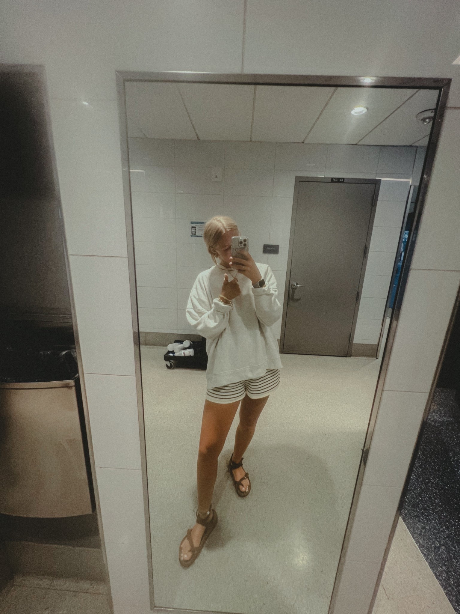 Monday’s travel outfit—07.29.25 🤎

LOVING this Amazon set & it’s ONLY $22.39 for BOTH THE TOP AND BOTTOMS!!!

Size medium
Size 39 in my birkenstocks
Large in Target crewneck sweatshirt
*linking all jewelry too :)

Amazon deals, Amazon finds, Amazon style, Amazon fashion, Amazon sets, striped sets, summer sets, casual sets, trending sets, comfy sets, outfit of the day, trending women’s sets, trending clothes, watch now, birkenstock style, brown birks, Target sweatshirts, grey sweatshirts, neutral sweatshirts

#LTKStyleTip #LTKFindsUnder50 #LTKTravel