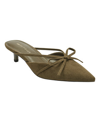 Marc Fisher Women's Florin Slip-On Kitten Heel Pumps - Macy's | Macy's