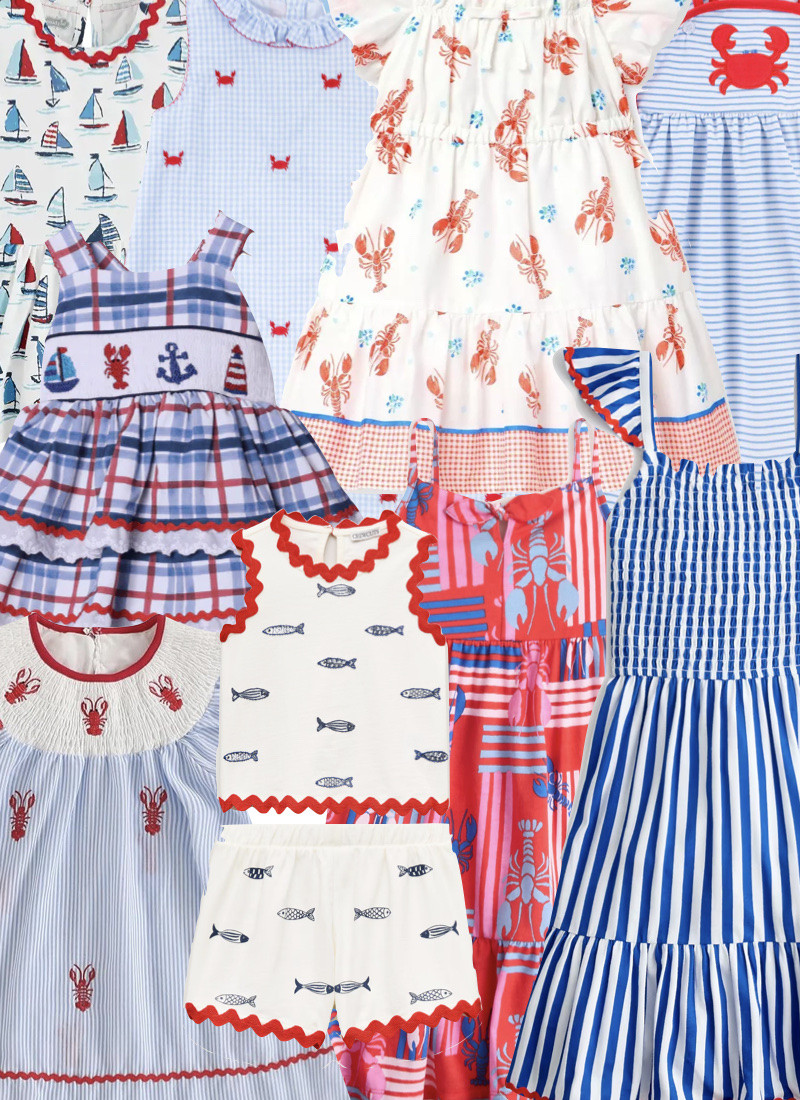 Lobsters, boats, fish, stripes and more! This coastal kids collection is adorable! Kids play outfits that can take them from breakfast to beach, pool to party, double as family photo outfits and more!

#LTKootd #LTKKids #LTKBaby