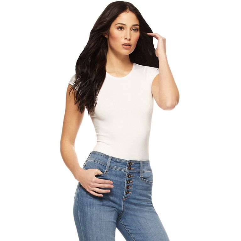 Sofia Jeans by Sofia Vergara Women’s Cap Sleeve Bodysuit | Walmart (US)