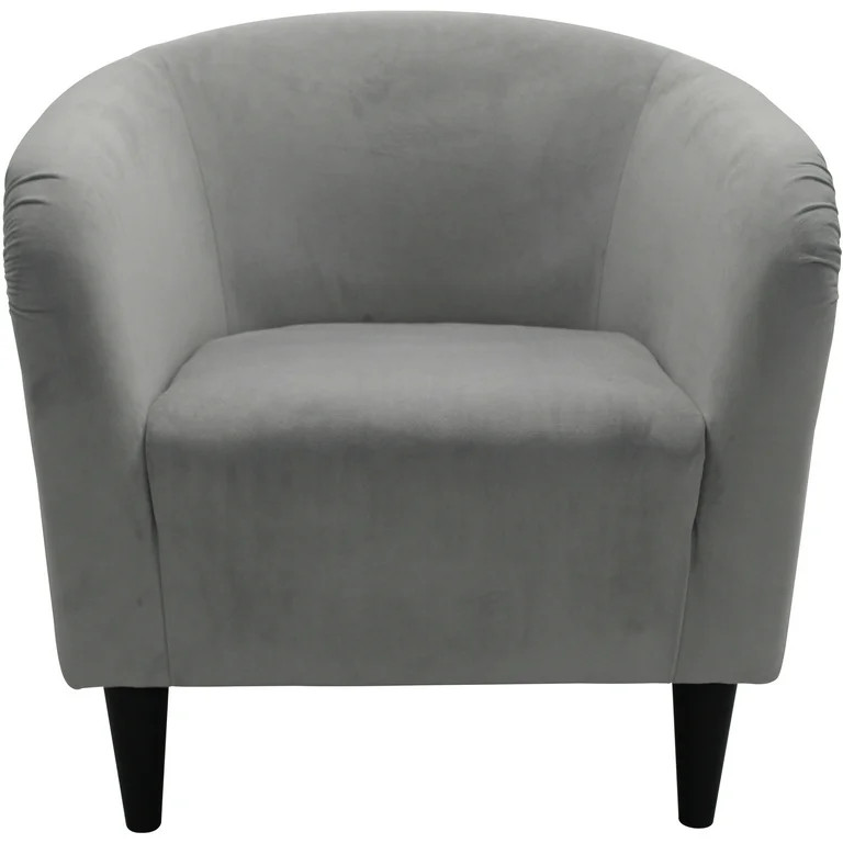 Mainstays Microfiber Tub Accent Chair, Dove Gray | Walmart (US)