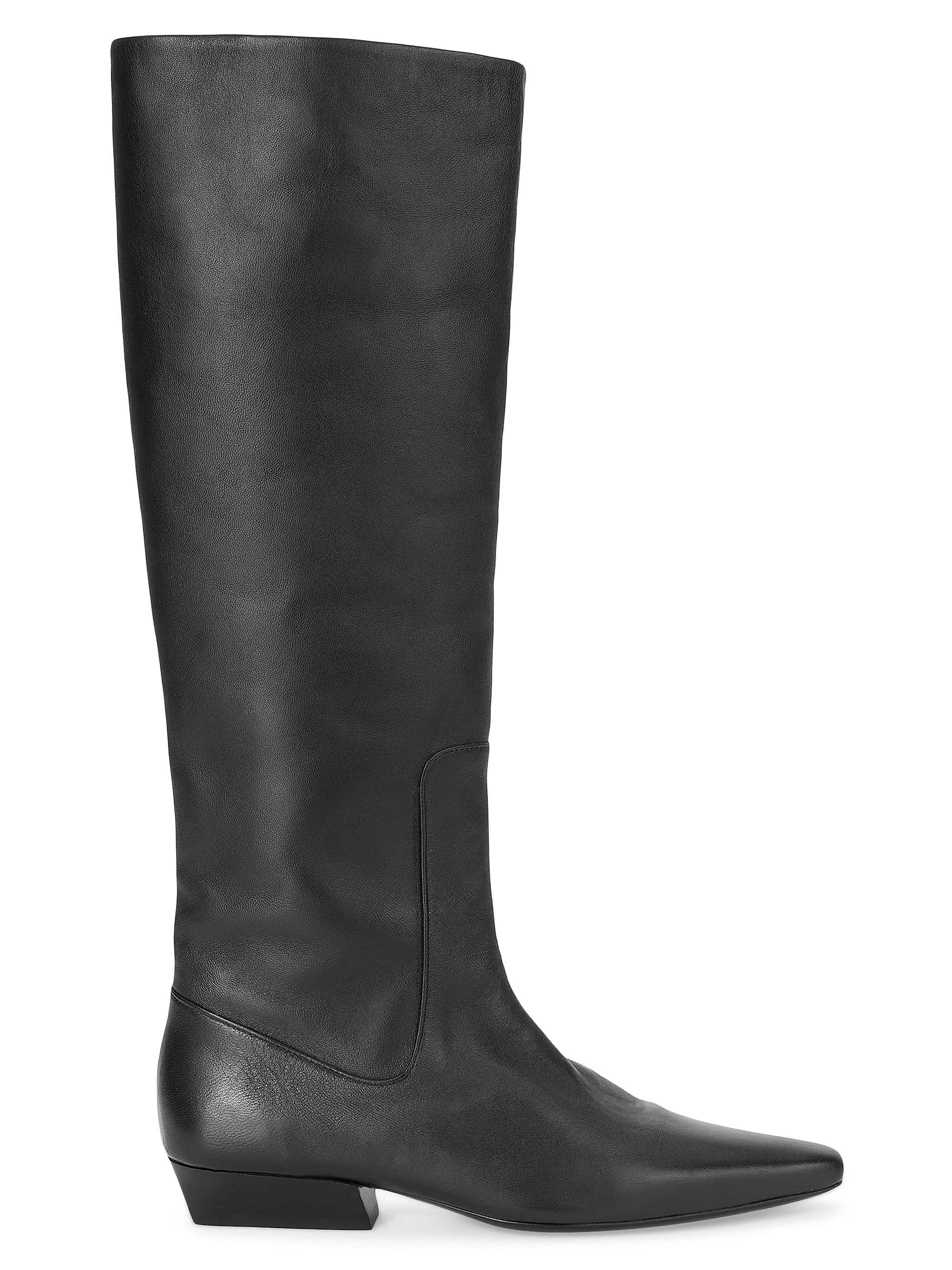 Wally Flat Leather Boots | Saks Fifth Avenue