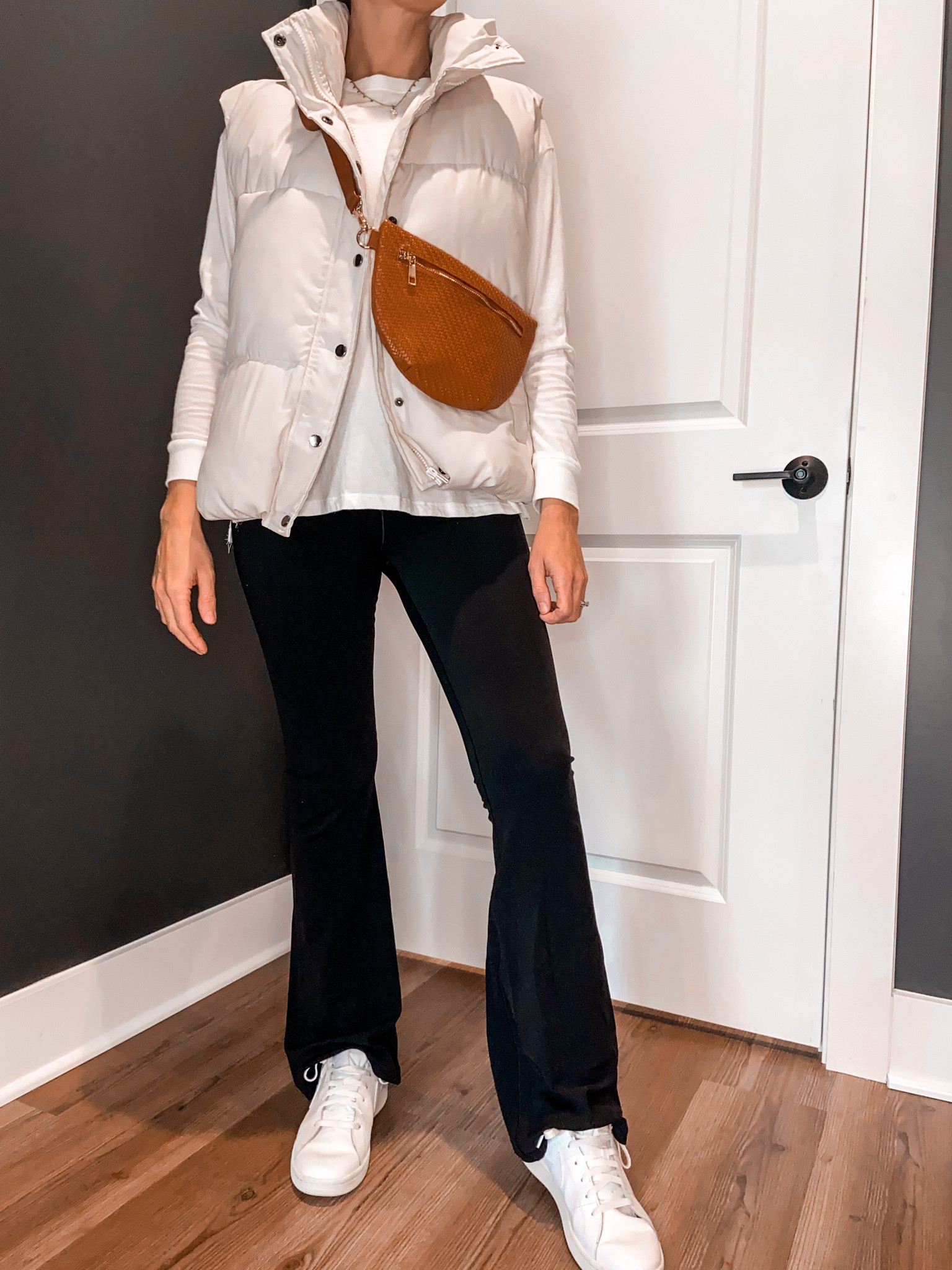 Flared legging outfit ideas