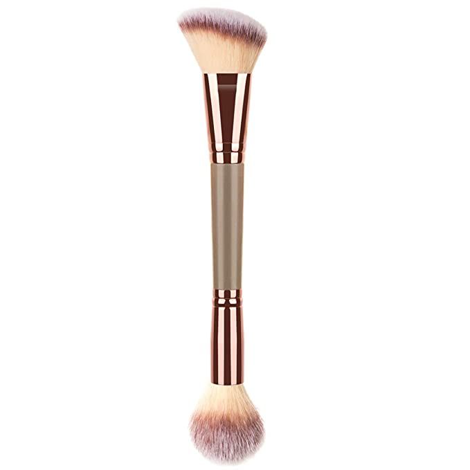 KINGMAS Foundation Makeup Brush, Double Ended Makeup Brushes for Blending Liquid Powder, Conceale... | Amazon (US)