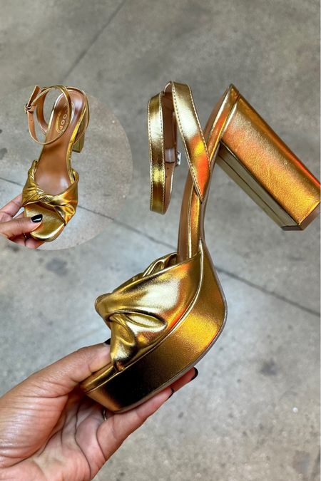 The most gorgeous platform heels that come in gold & silver under $40!!! selling fast, run! 

// scoop style, Walmart fashion, Walmart style, Walmart outfit ideas, platform heels, twist platforms 

#LTKfindsunder50 #LTKshoecrush #LTKHoliday
