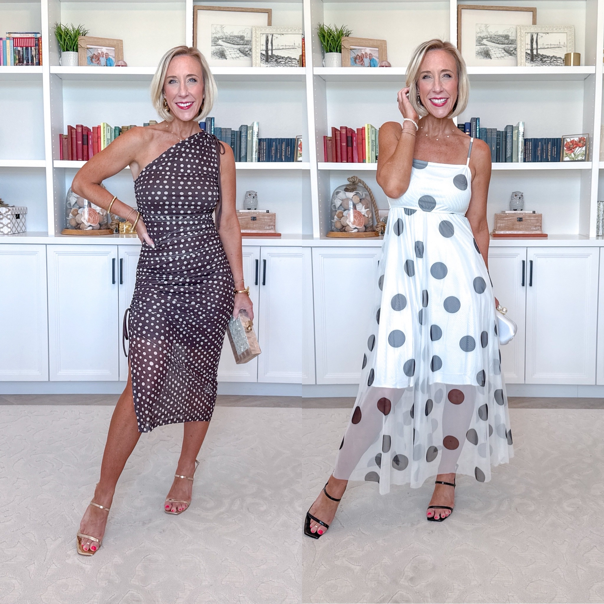 Amazon - wedding and special occasion dresses. One Shoulder Bodycon Mesh Ruched Dress - size small. 6 colors. Spaghetti Strap Smocked Mesh Maxi Dress - size small. 6 colors.

#LTKOver40#LTKSeasonal#LTKWedding 

 