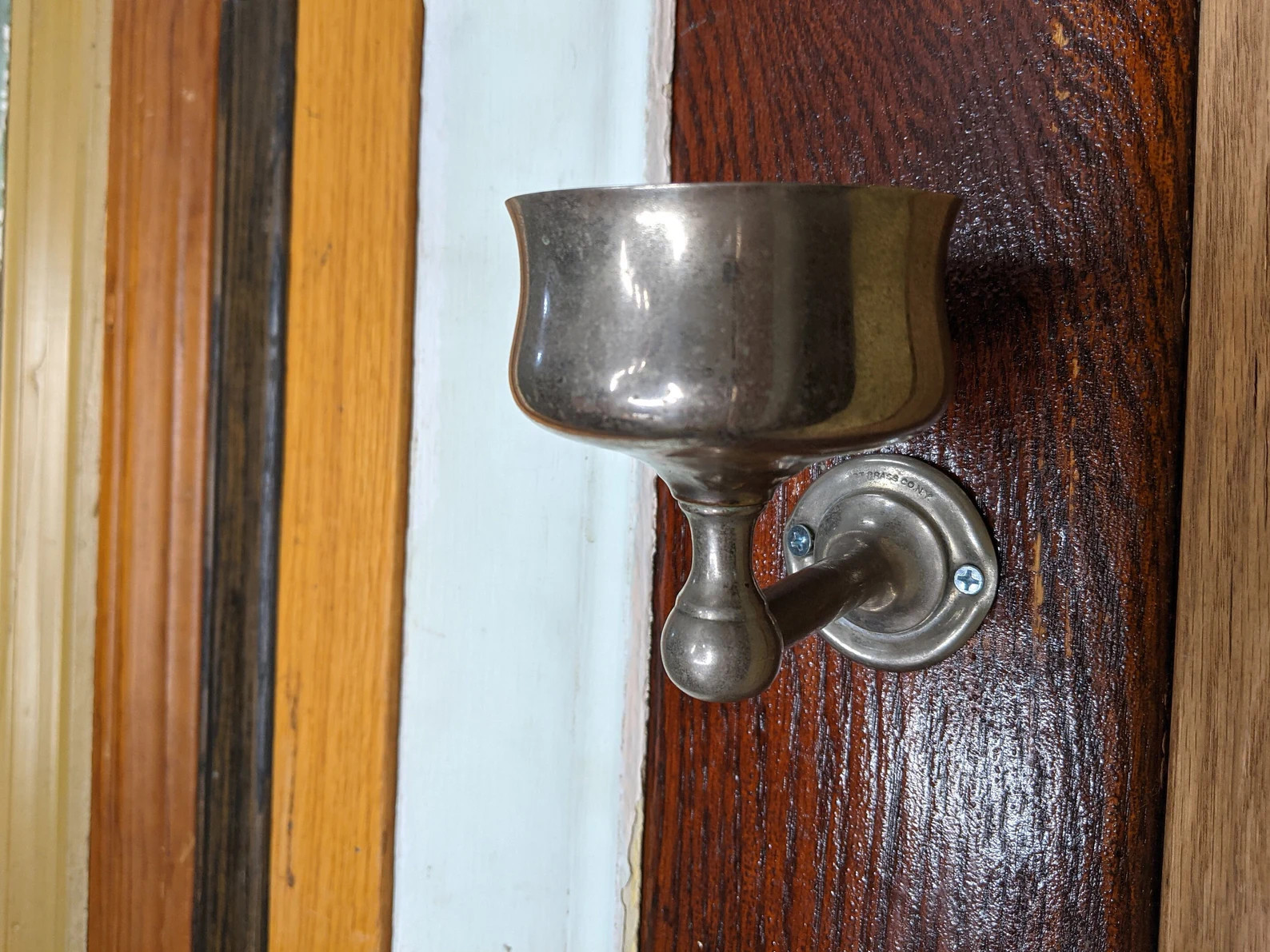 Antique german Silver Nickle Cup Holder Wall Mount - Etsy | Etsy (US)