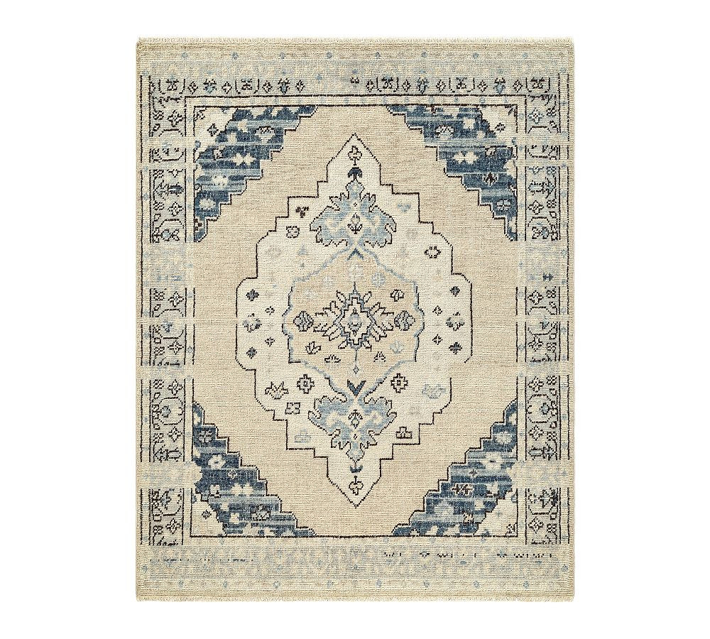 Wren Hand-Knotted Wool Rug | Pottery Barn (US)
