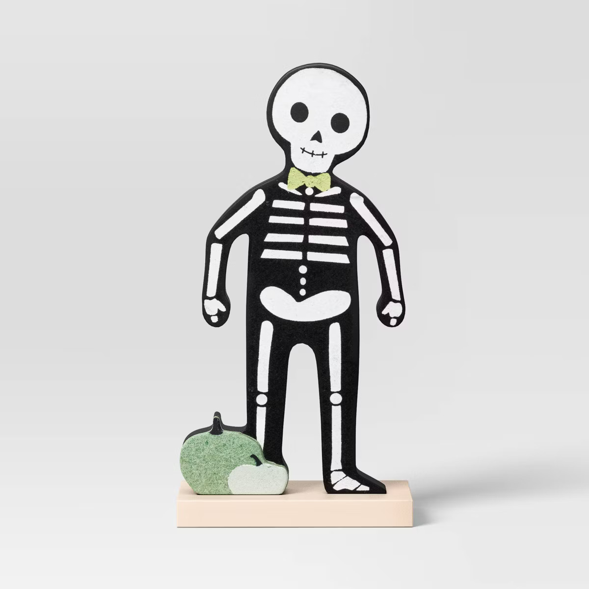 6.25" Wood with Felt Skeleton Halloween Decorative Sculpture - Hyde & EEK! Boutique™ | Target