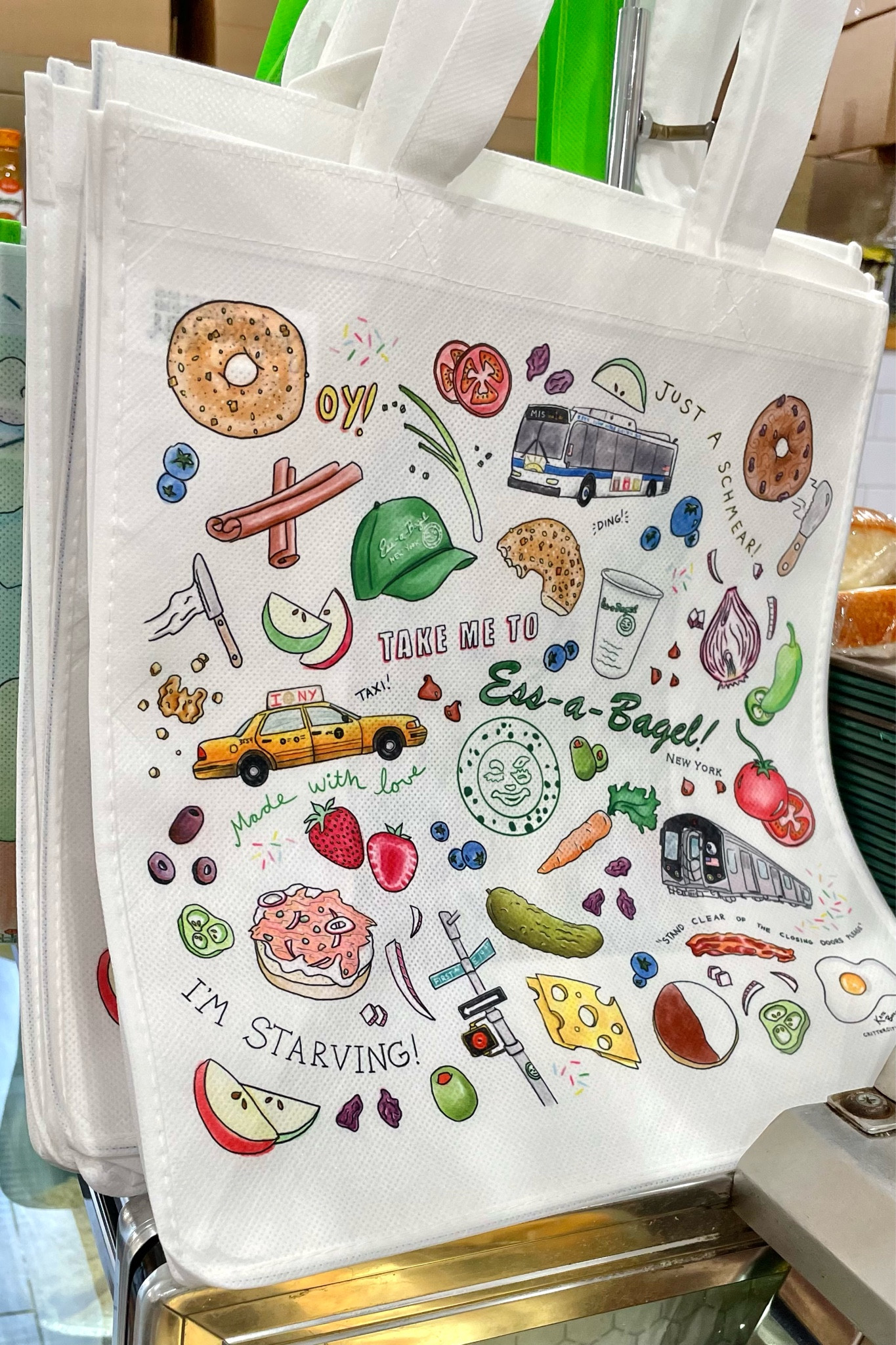 The cutest tote with NY essentials 

#LTKunder100 #LTKtravel #LTKunder50