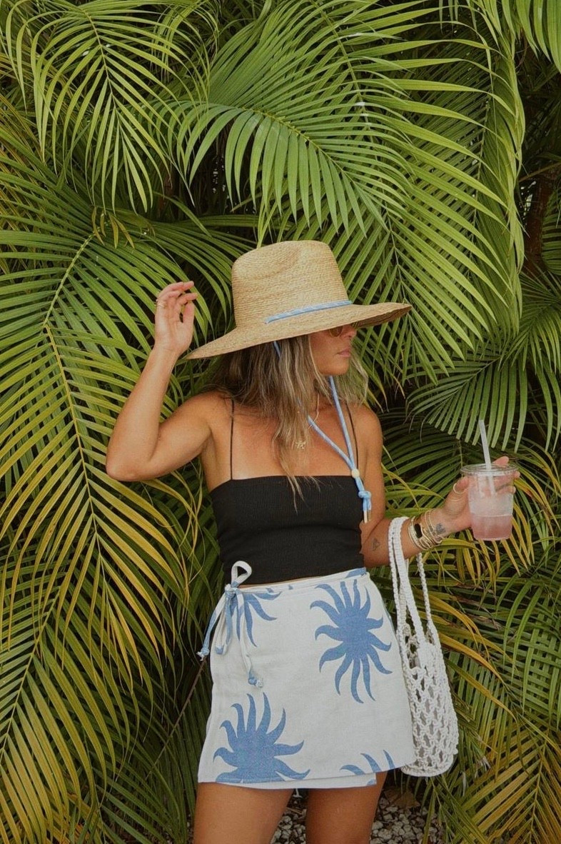 The wrap skirt is handmade from — Beach Heads Apparel! Both terry & cotton linen options available, xx. 

***Female small business from California, which we love!!!

#LTKootd