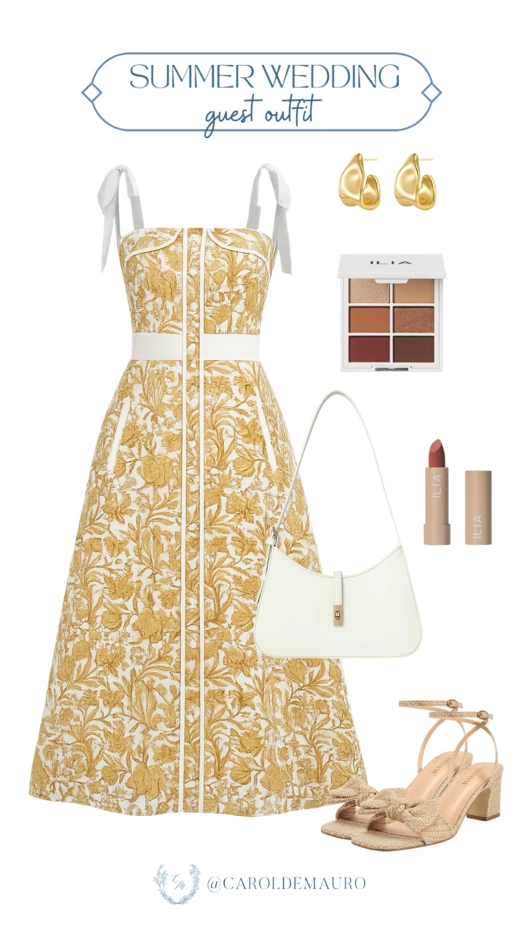 Found the perfect guest attire for those golden summer weddings. The floral embroidery and crisp white accents create such a timeless, elevated look. Pair it with a glowy makeup palette and you're ready to celebrate!

amazon fashion, wedding guest outfit, dressy look, formal wear, summer vibes, ILIA beauty, fashion accessories, petite fashion

#LTKSeasonal #LTKU #LTKootd