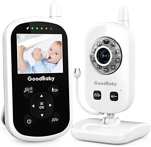 Video Baby Monitor with Camera and Audio - Auto Night Vision,Two-Way Talk, Temperature Monitor, V... | Amazon (US)