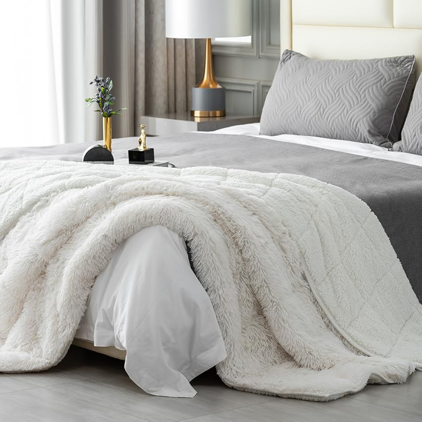 SARANONI Super Soft Oversized Home Decorative Extra Large Bamboni 60" x 80" Home Throw Blanket, (Ivo | Amazon (US)