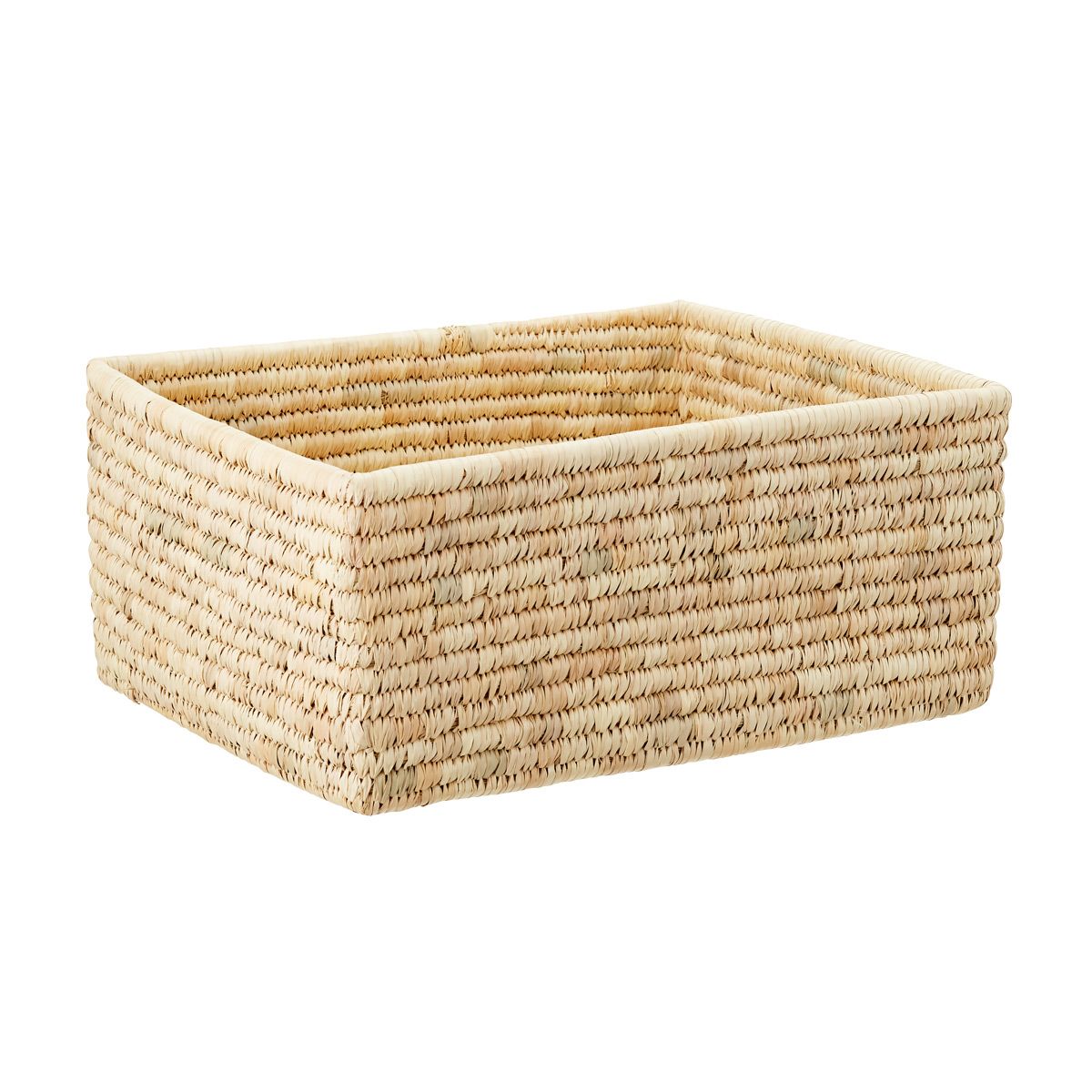 Large Palm Leaf Bin | The Container Store
