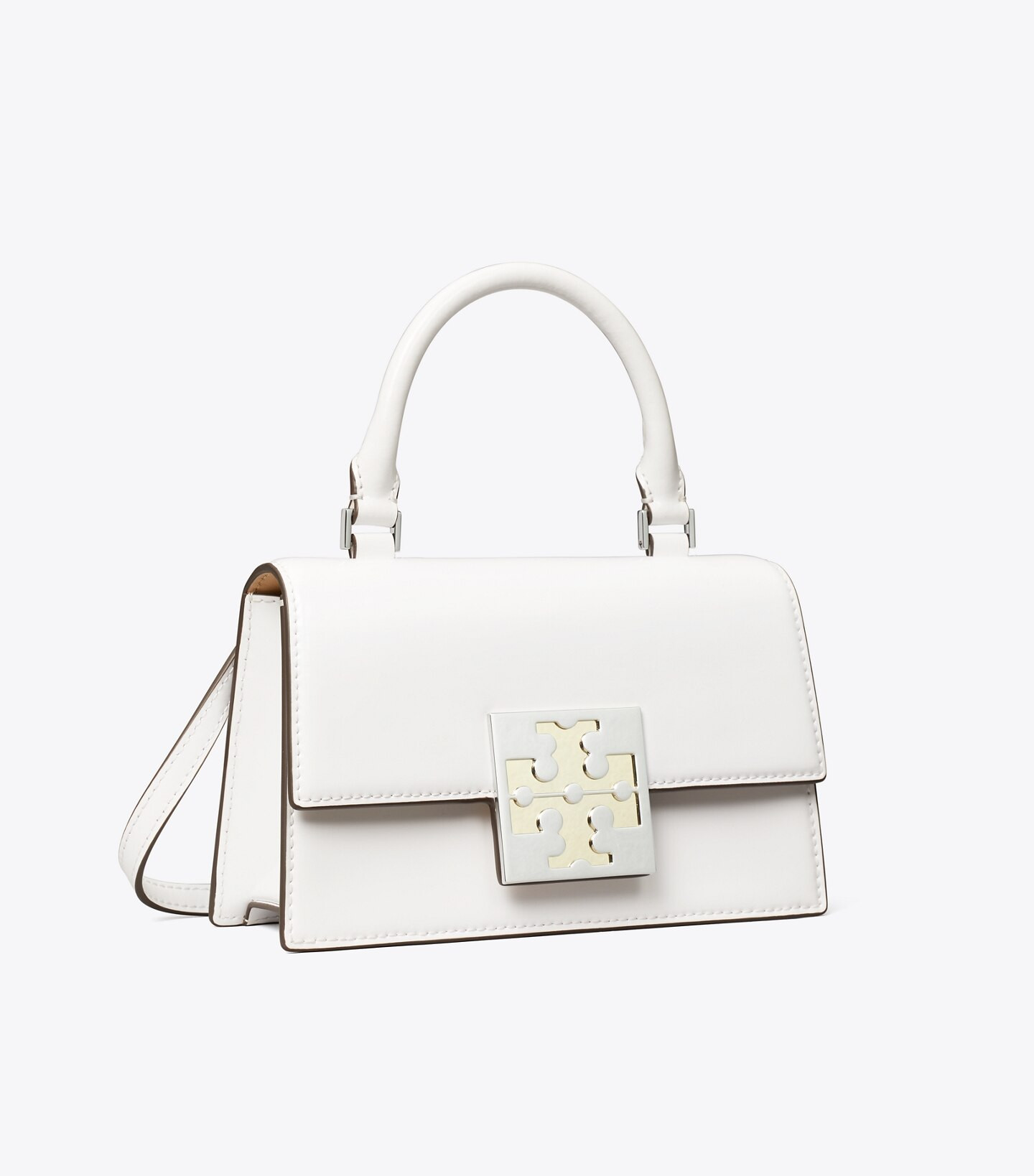 BON BON SPAZZOLATO MINI TOP-HANDLE BAG | Tory Burch (US)