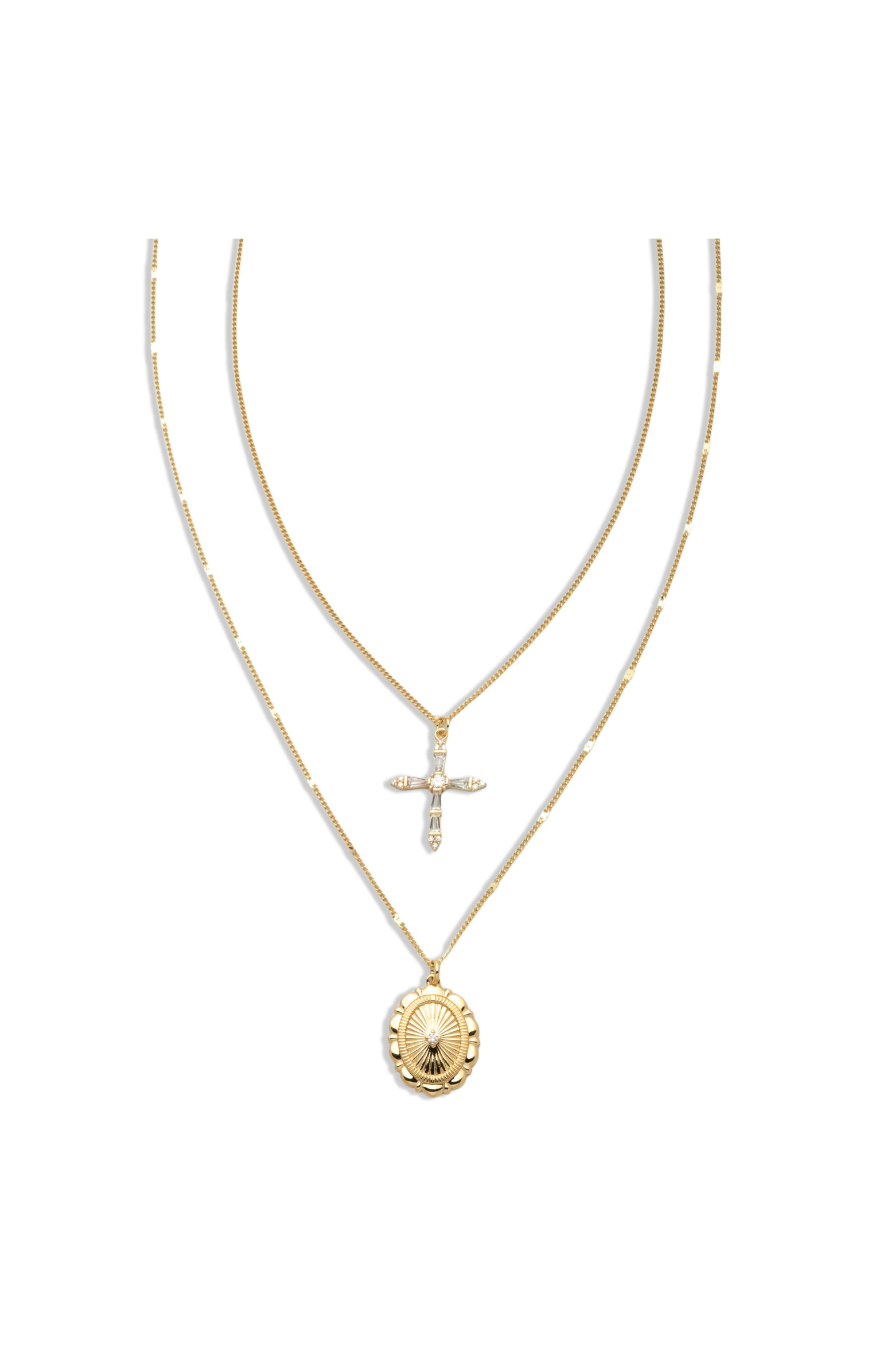 xSarah & Hollie Passport Necklace Set of 2 | Nordstrom