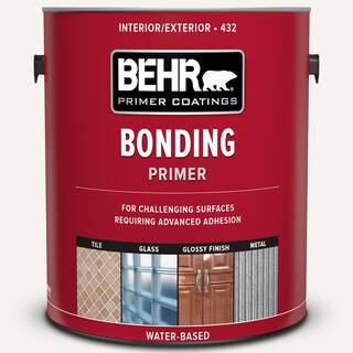 BEHR 1 Gal. White Bonding Interior/Exterior Primer 43201 - The Home Depot | The Home Depot