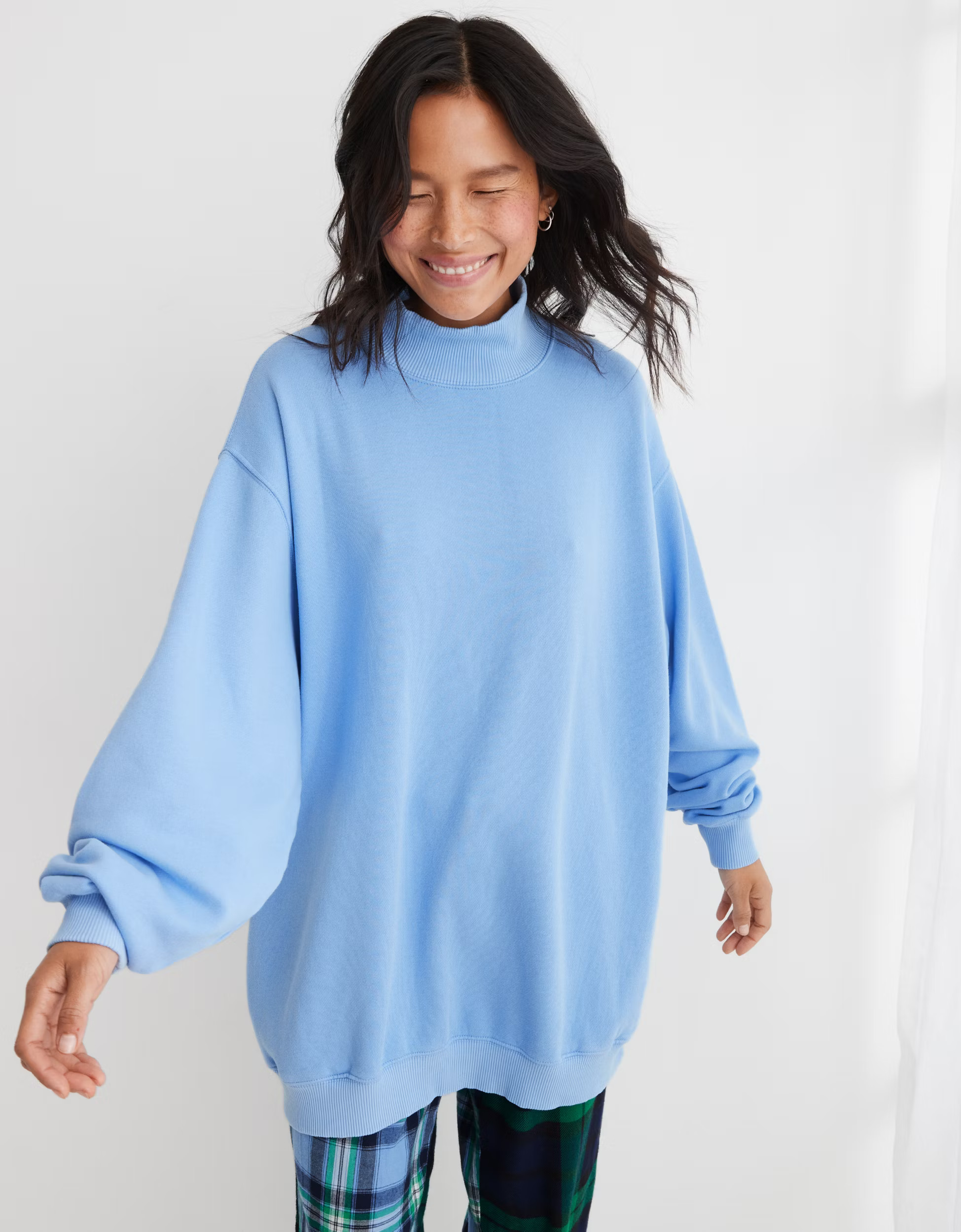 Aerie The Sweat Everyday Cozy Mock Neck Sweatshirt | American Eagle Outfitters (US & CA)