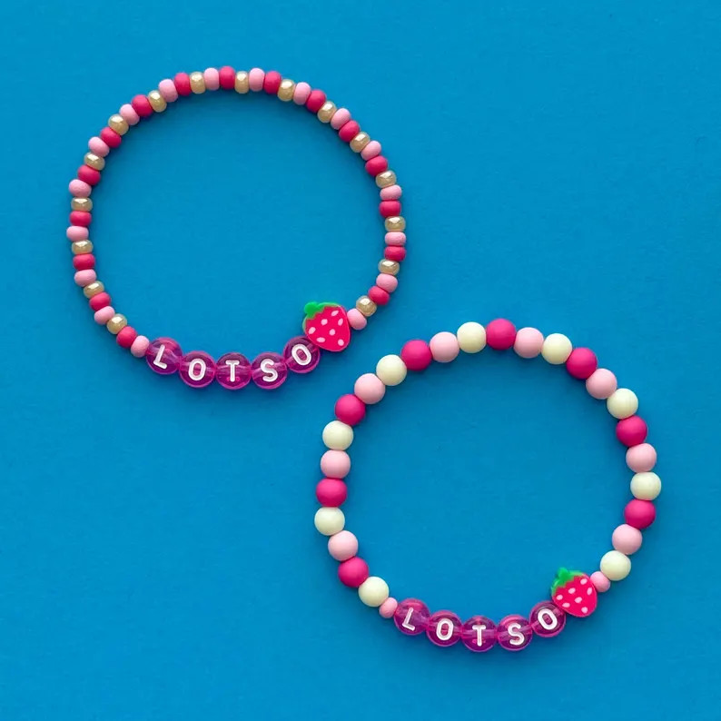 Lotso Toy Story Beaded Bracelet - Etsy | Etsy (US)