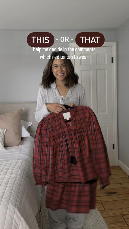 This or that.. which red tartan from sail to sable do you love? Use code MICHELLE15 for 15% off your purchase  

#LTKfindsunder100 #LTKVideo #LTKHoliday