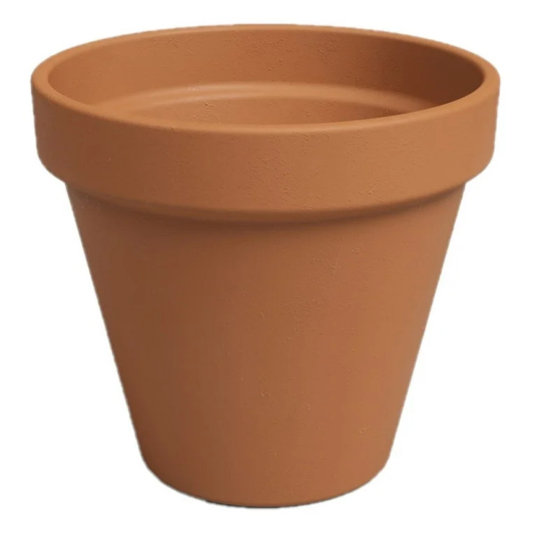 Artevasi 12 Inch Round Terracotta Clay Pot with Drainage Hole To Prevent Over Watering | Walmart (US)