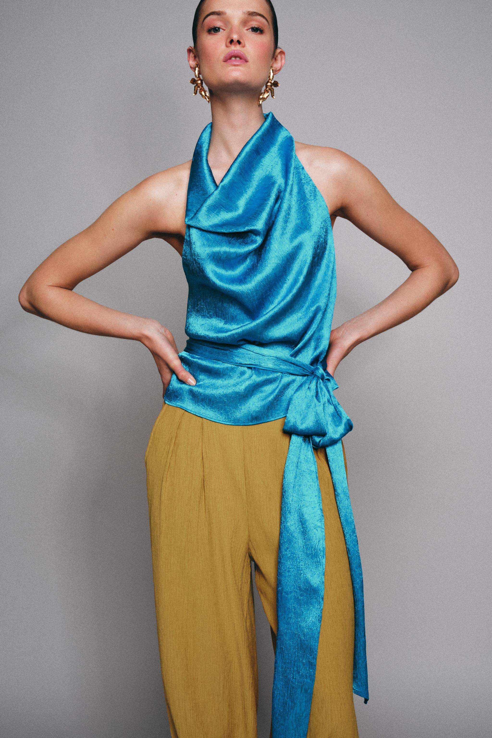 BOW BALLOON PANTS | Zara US