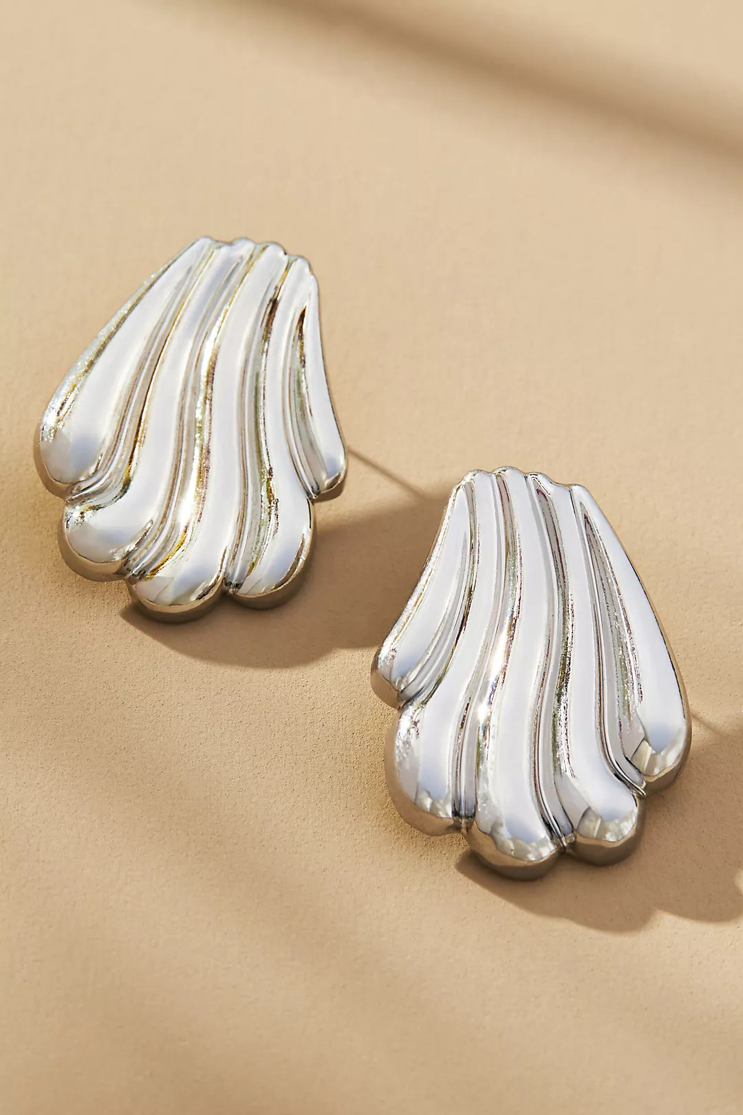 The Restored Vintage Collection: Clamshell Post Earrings | Anthropologie (US)
