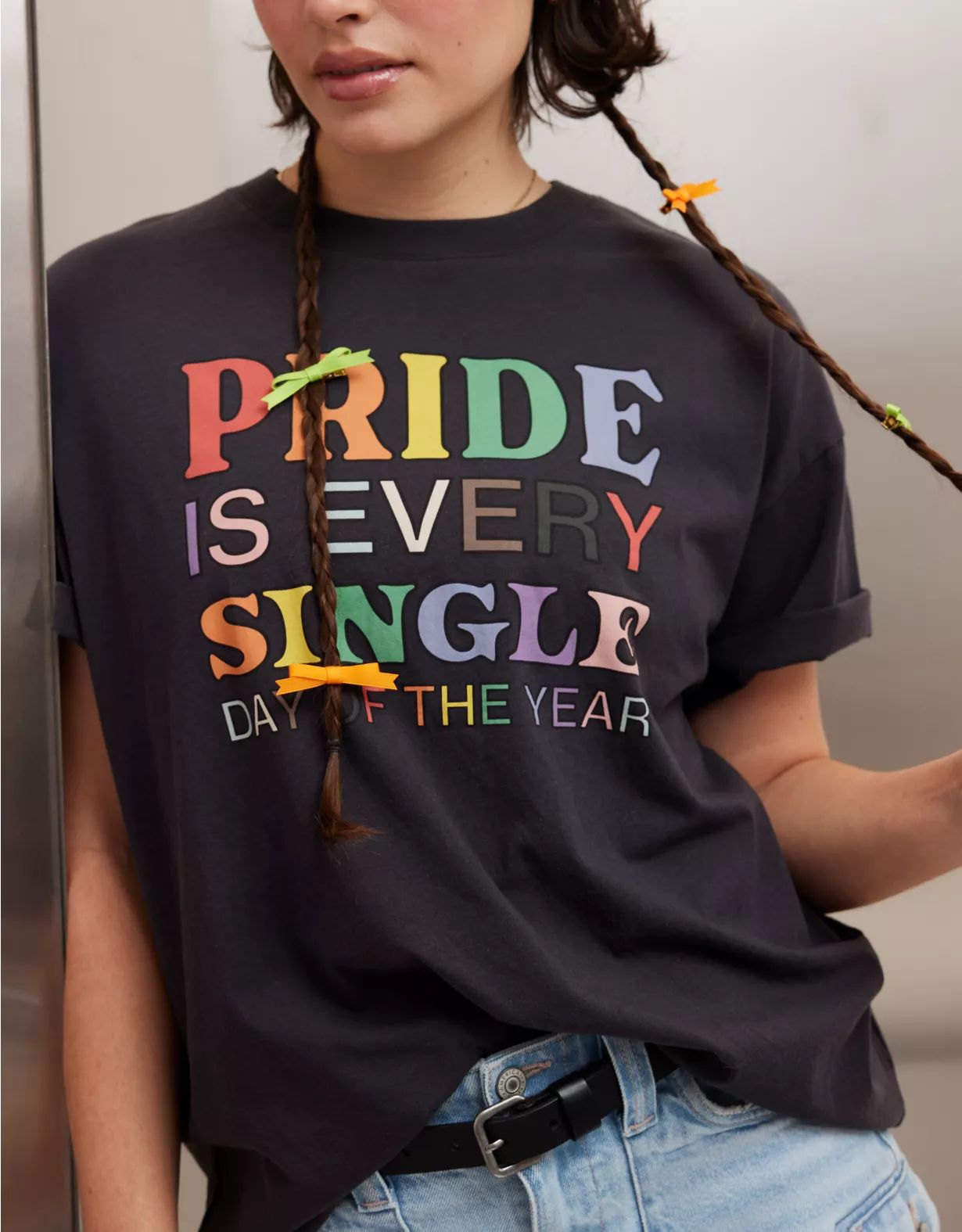 AE Oversized Pride Graphic T-Shirt | American Eagle Outfitters (US & CA)