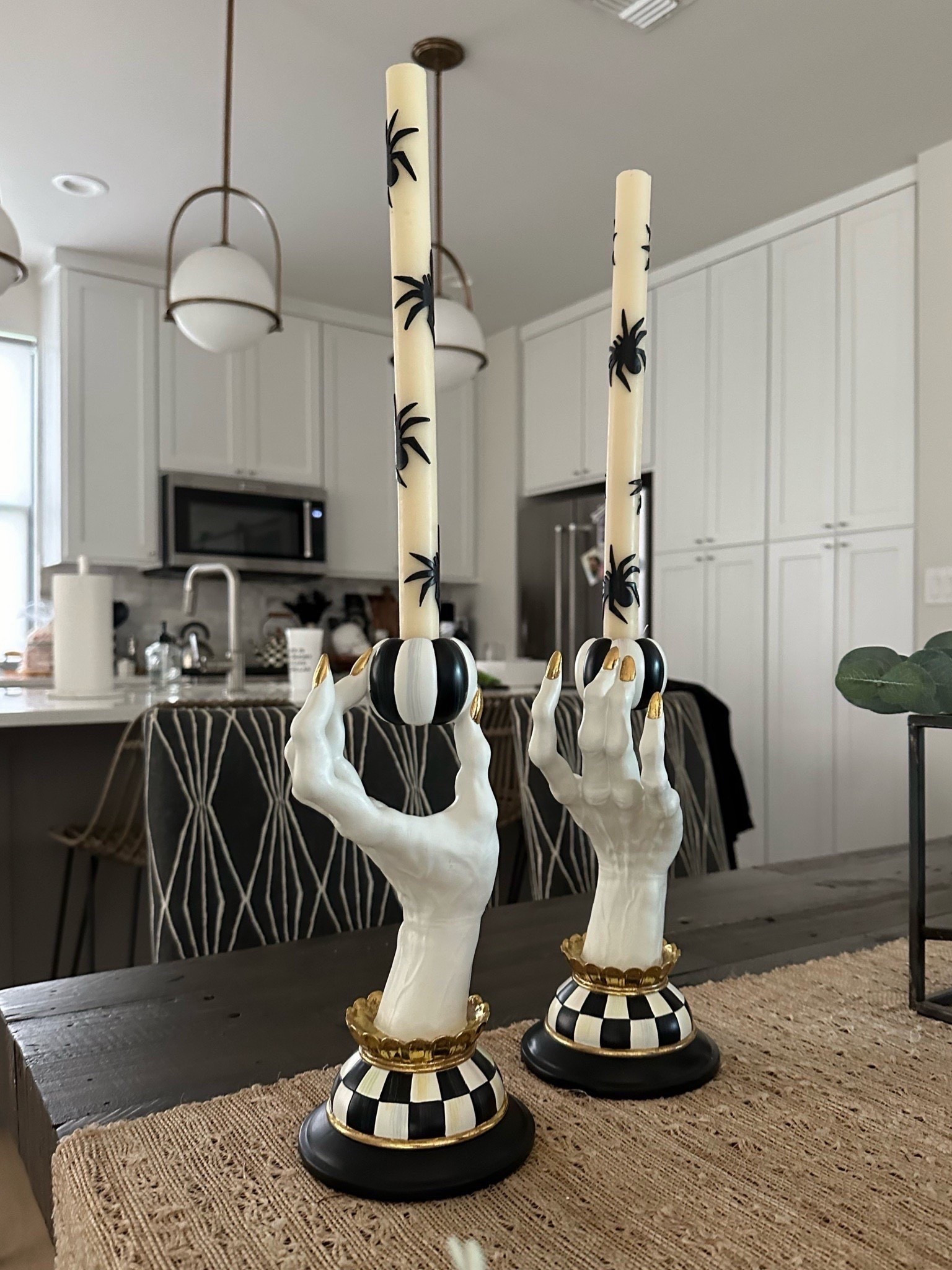 My skeleton hand candle holders are on sale for $119 from $170! Grab these for next Halloween!

#LTKHoliday #LTKSeasonal #LTKSaleAlert