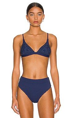 Maaji Ivy Reversible Bikini Top in Indigo Blue from Revolve.com | Revolve Clothing (Global)