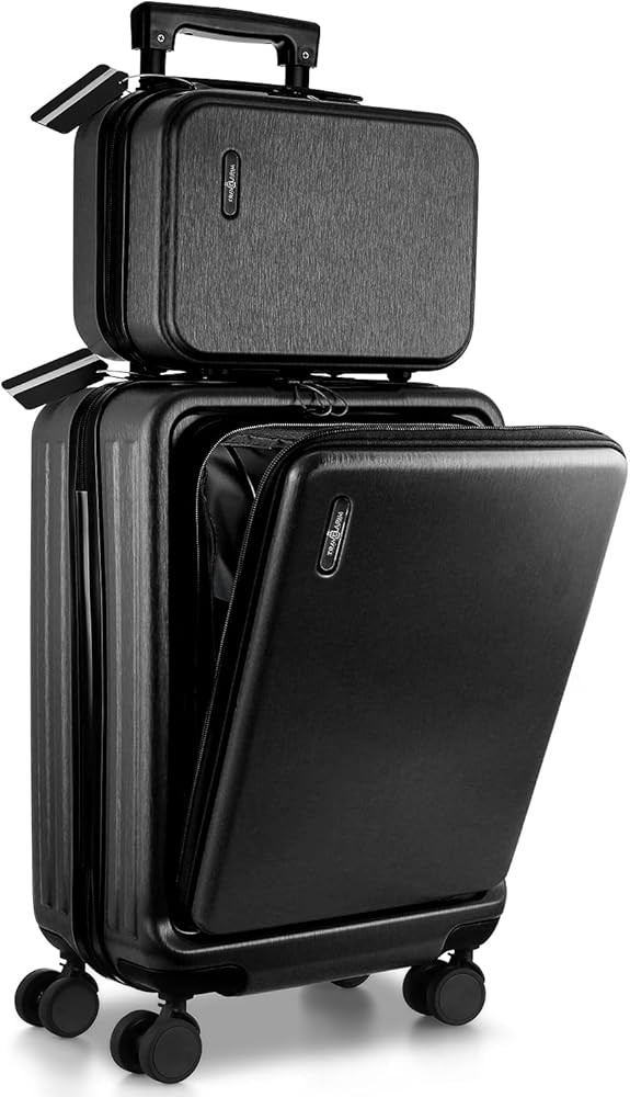 TravelArim 22 Inch Carry On Luggage 22x14x9 Airline Approved, Carry On Suitcase with Wheels, Hard... | Amazon (US)