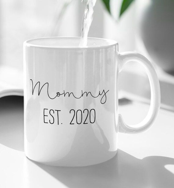 Mommy Est 2020 Mug Mommy Est 2020 Mug Pregnancy Announcement | Etsy | Etsy (US)