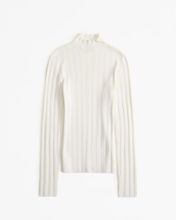 Slim Rib Turtleneck Sweater | Abercrombie & Fitch (US)