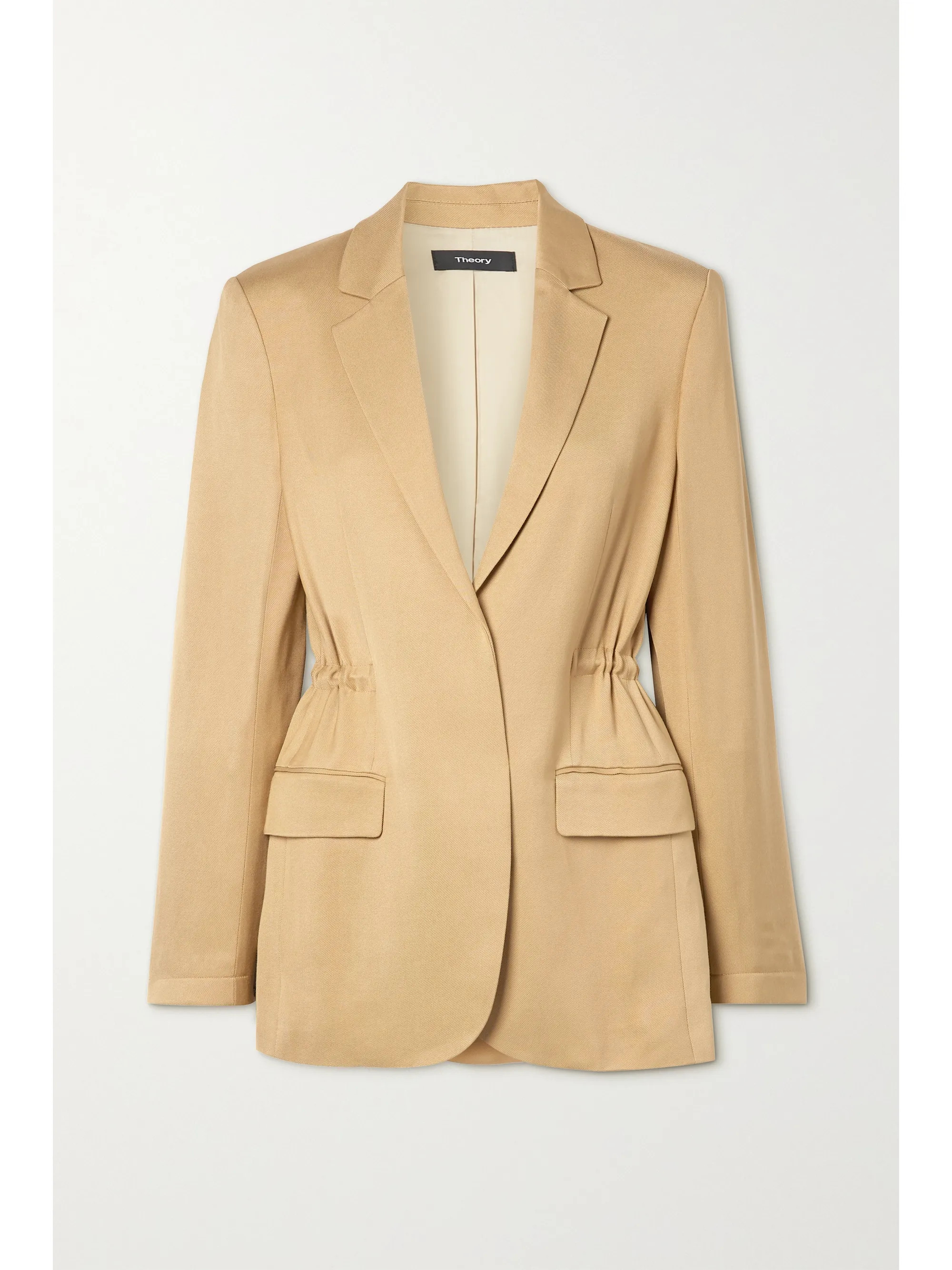 Sand Twill blazer  | Theory | NET-A-PORTER | NET-A-PORTER (UK & EU)