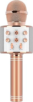 Microphone Gift Age 5-12 Girls Kids, Wireless Karaoke Microphone Toy for 6-11 Year Old Girl Child... | Amazon (US)