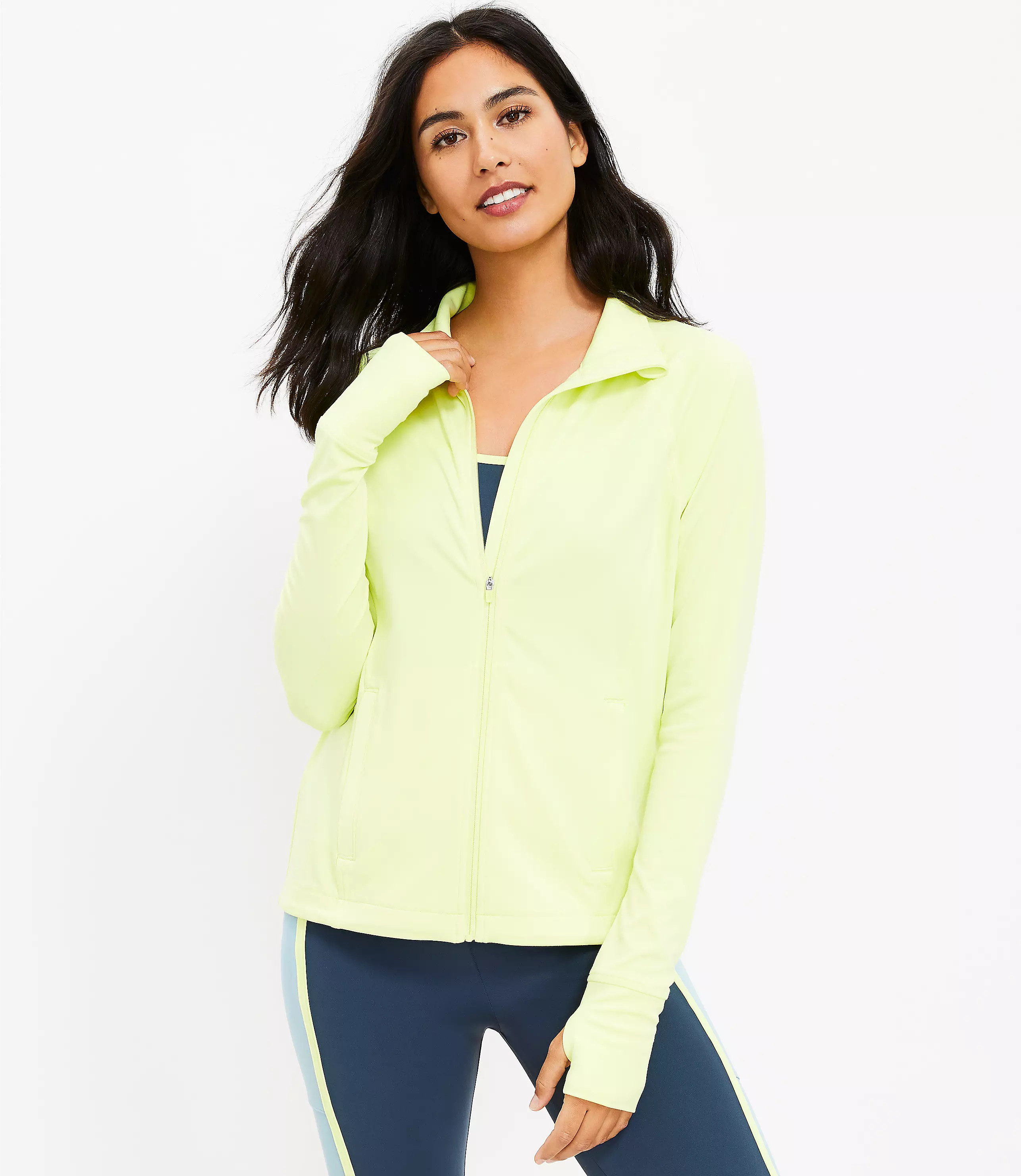 Lou & Grey Luvstretch Zip Jacket | LOFT