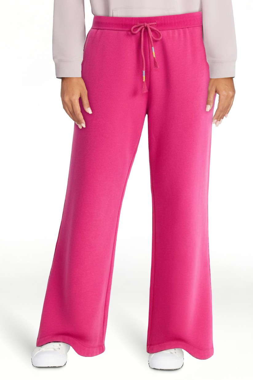 No Boundaries Washed Fleece Wide Leg Pants, 31" Inseam, Women's XXS-XXL | Walmart (US)