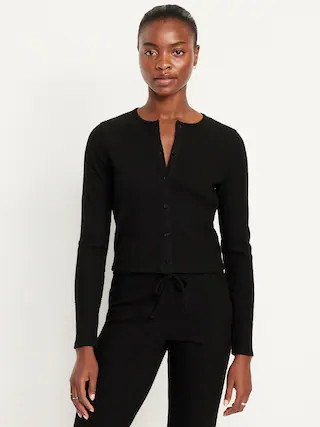 Sweater Ribbed Cardigan Sweater | Old Navy (CA)