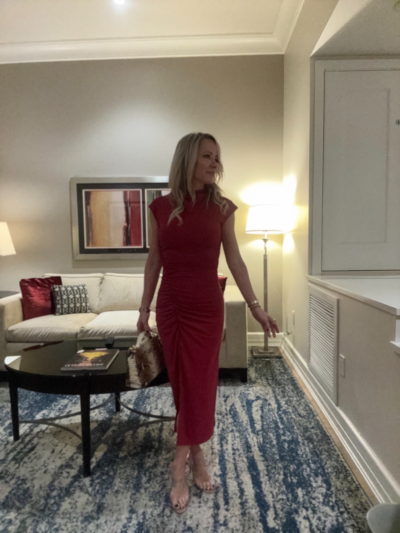 Ruched midi dress

#LTKOver40 #LTKSeasonal #LTKStyleTip
