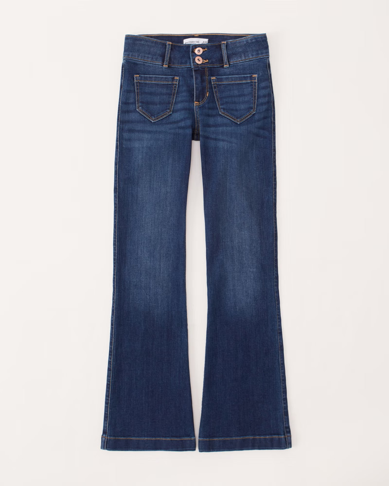 low rise bootcut jeans | Abercrombie & Fitch (US)