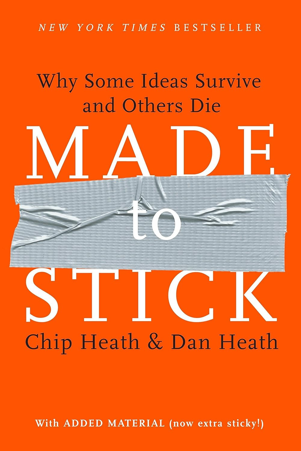 Made to Stick: Why Some Ideas Survive and Others Die     Hardcover – January 2, 2007 | Amazon (US)