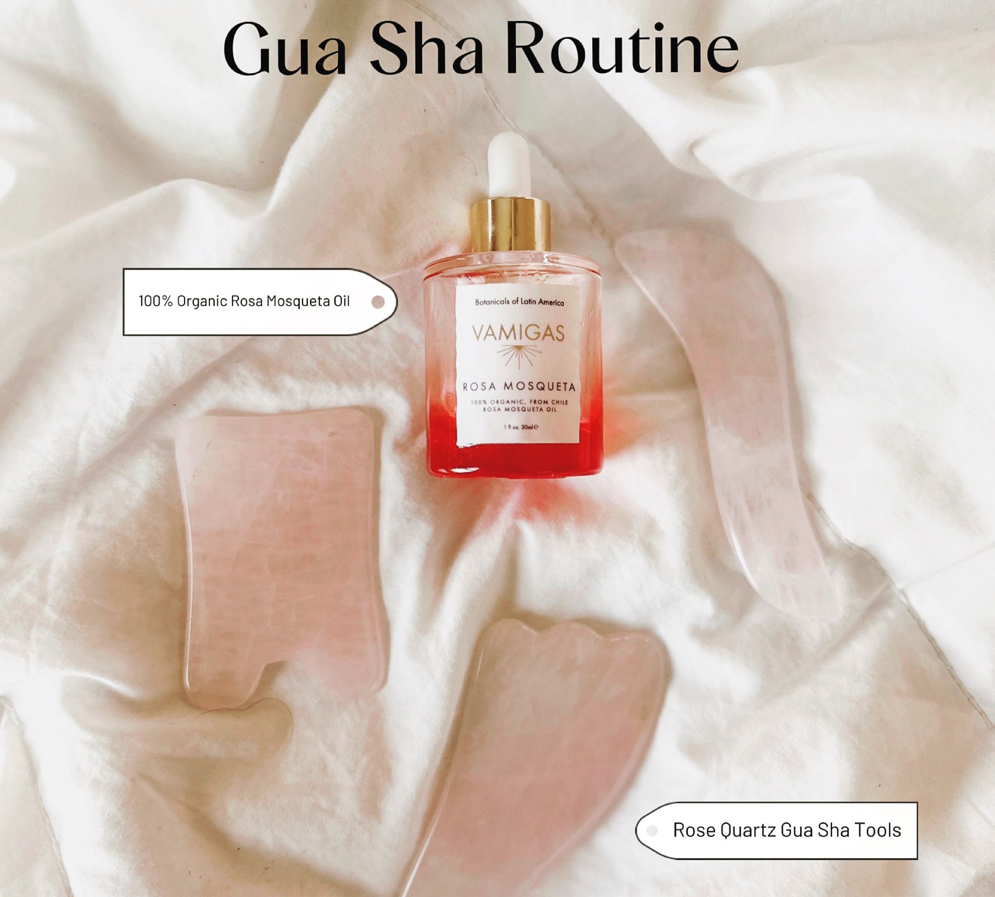 Gua Shat Set Essentials, Rose Quartz Gua Sha Tool Set, VAMIGAS Rosa Mosqueta Oil, Serum, Face Oil

#LTKFind #LTKBeautySale #LTKbeauty