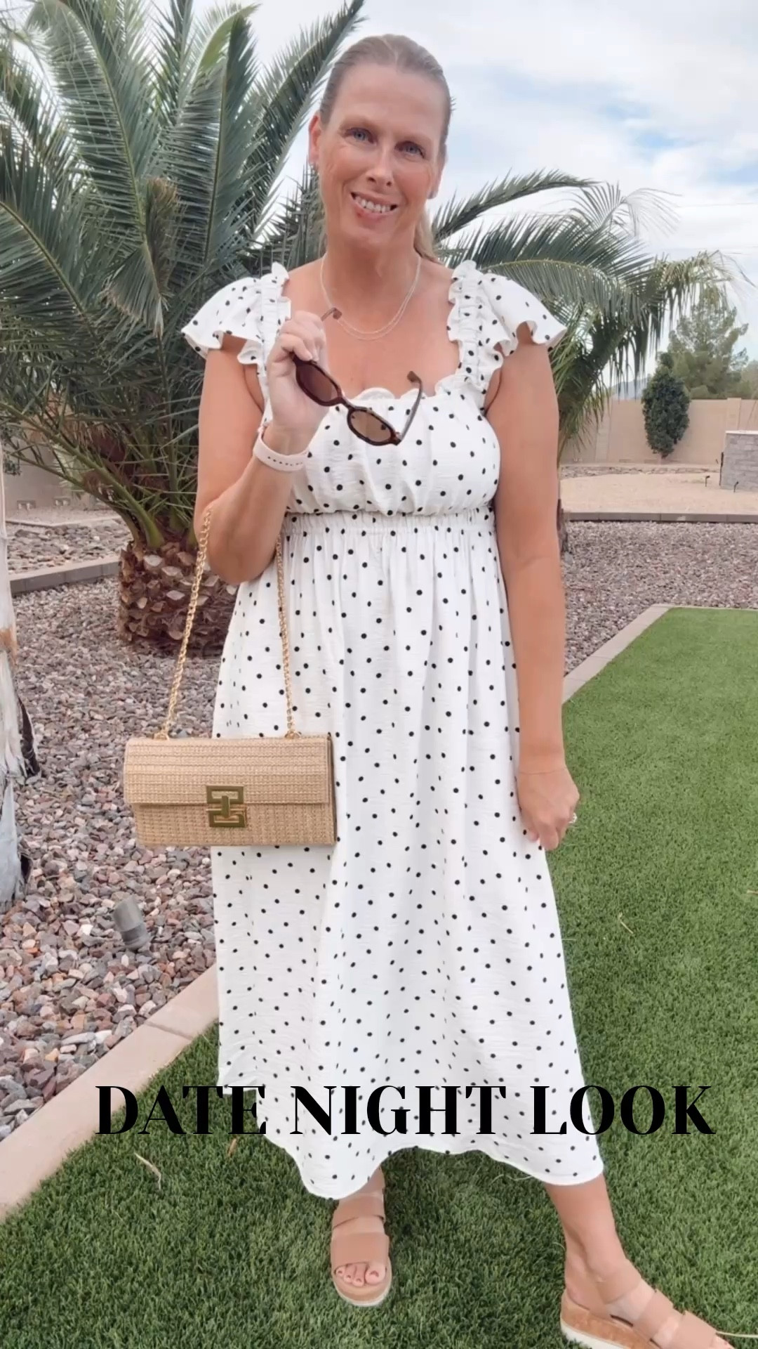 Date night look

Polka dot dress, spring dress, target dress, vacation outfit, effortless style, resort wear, summer bag, straw bag 

#LTKOver40 #LTKTall #LTKgrwm