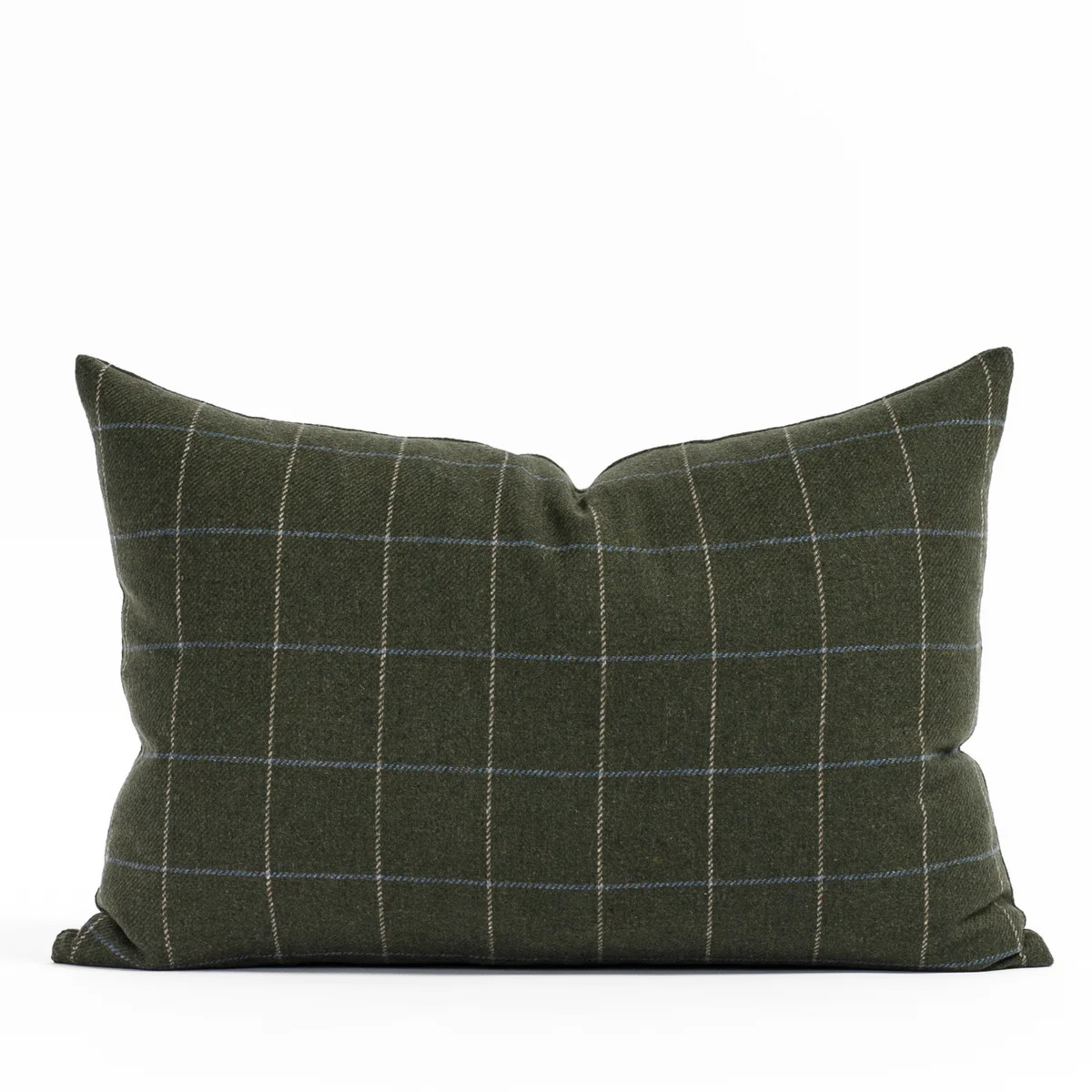Addison Plaid 14x20 Lumbar Pillow, Moss | Tonic Living